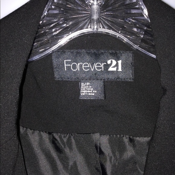 Forever 21 black blazer size small good condition - Picture 2 of 4